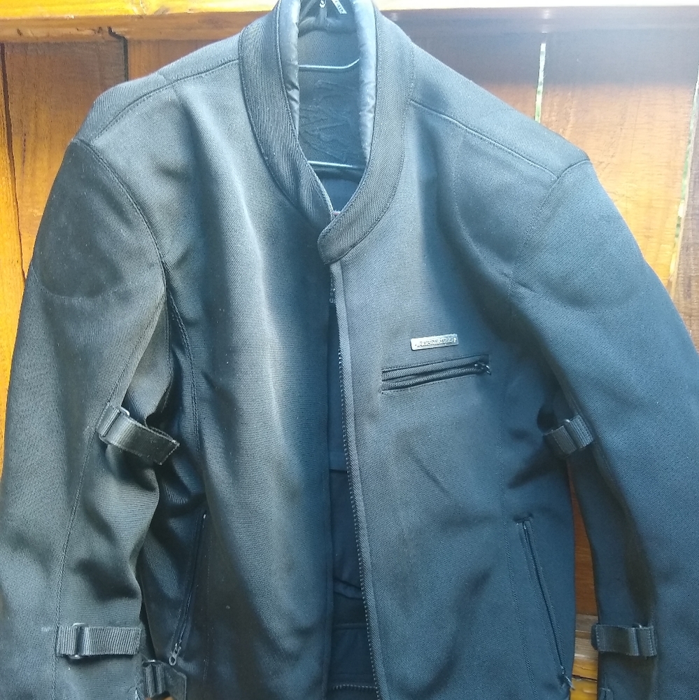 AWESOME FIELDSHEER MOTORCYCLE JACKET WITH LINER AND ARMOR - MEN'S SIZE large